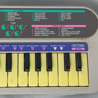 Casio ML-1 24-Key Magical Light Keyboard 1994 - Silver image 4