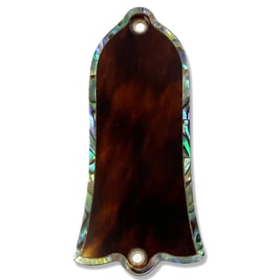 Bruce Wei - Guitar Part Genuine Tortoise Truss Rod Cover fit Gibson, Abalone inlay ( 280-1 ) for sale