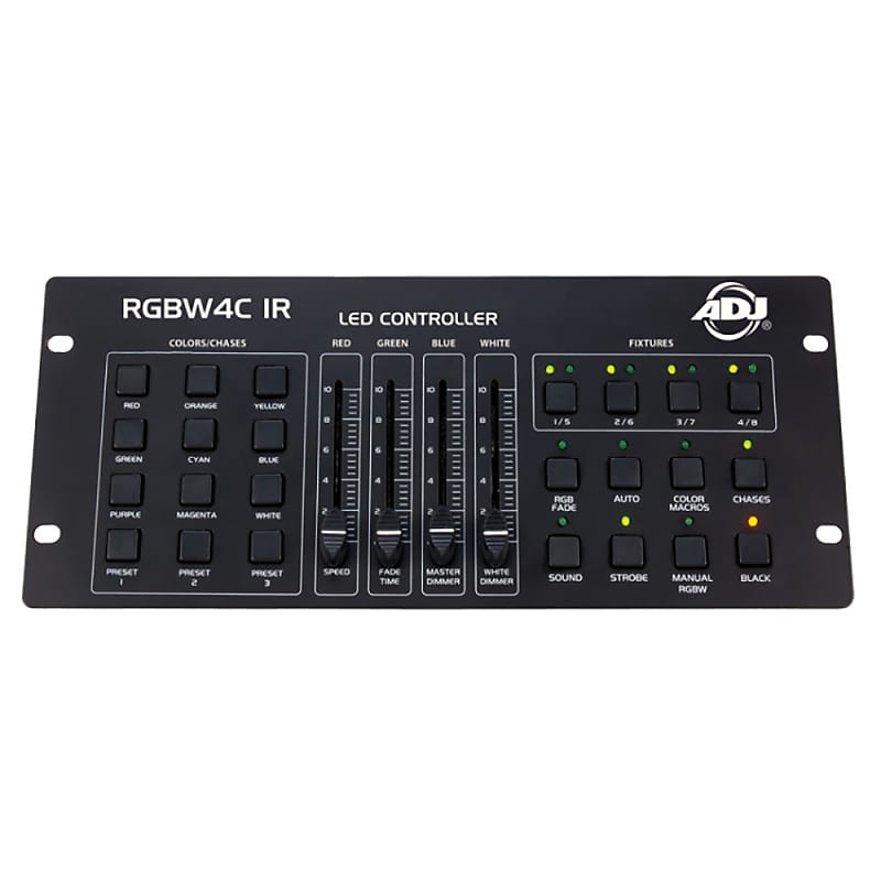 American DJ RGBW4C-IR 32-Channel DMX Controller for RGB, RGBW and RGBA LED Fixtures image 1