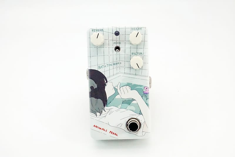 Animals Pedal Bath Time Reverb | Rare: Custom Illustrated