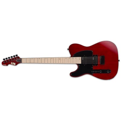 ESP LTD TE-200 LH See Thru Black Cherry Left-Handed Electric Guitar + ESP TKL Gig Bag TE 200 TE200 image 2