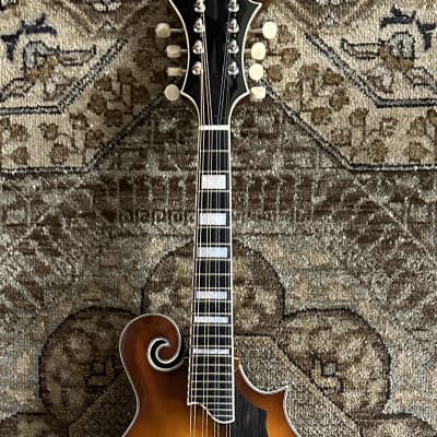 Eastman MD615-GB F-Style, F-Hole Mandolin in GoldBurst w/ Case, Pro Setup #4234 image 3