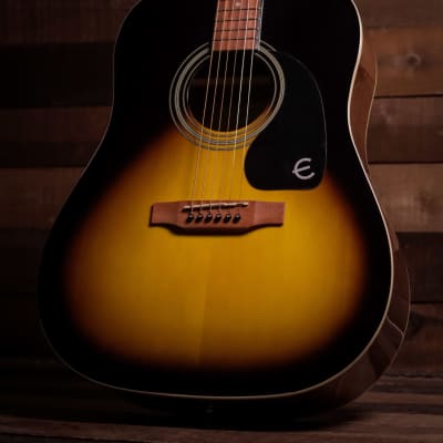 Epiphone DR-100 Acoustic Guitar, Vintage Sunburst image 5