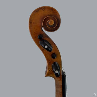 Antique Violin from Klingenthal, Germany - Labeled: J. N. Le Clerc - c. 1800 - LOB: 356 mm image 4