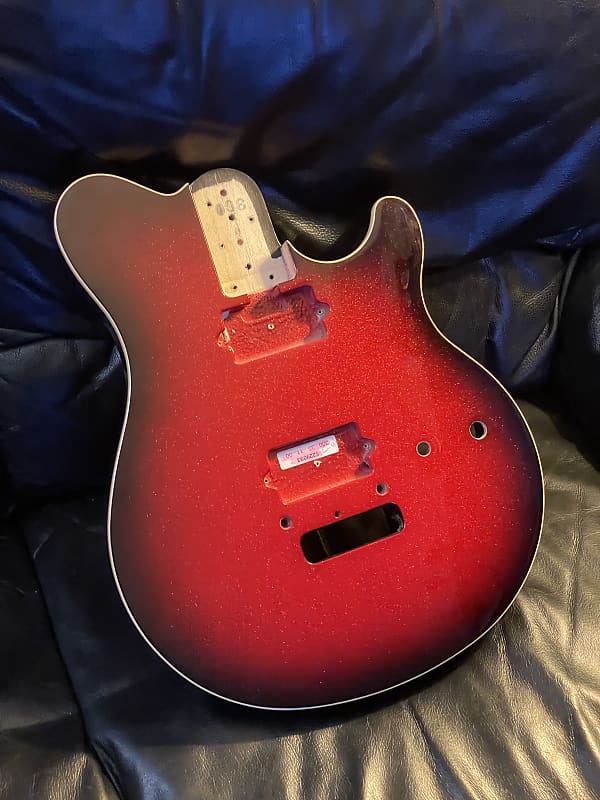 Ernie Ball Music Man Axis Body Red Sparkly Metallic Burst