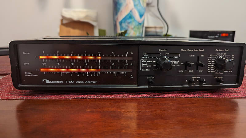 M8455 Nakamichi T-100 ナカミチ オーディオアナライザー nakamichi t-100 audio analyzer | eBay