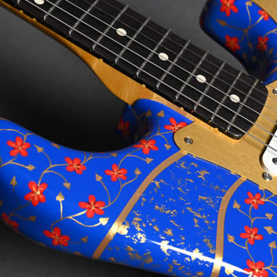 Fender Custom Shop Stratocaster "Blue with Red & Gold" Thorn / Gallenberger Project 2022 image 11