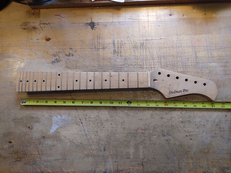 Steadman Pro Short Scale Guitar Neck 2010s Natural Reverb
