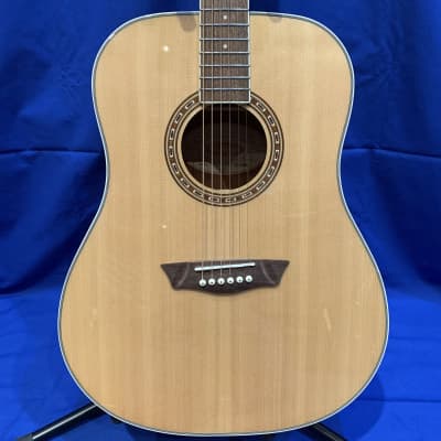Washburn WD7S Harvest Series Solid Spruce Top Dreadnought Natural image 1