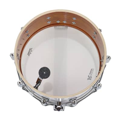 Rogers SuperTen Wood Shell Snare Drum 14x5 Red Onyx image 5