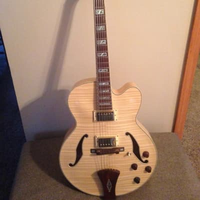 Ibanez AF105 Artcore Hollowbody Electric Guitar Natural | Reverb