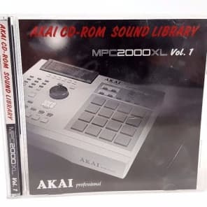 Akai CD Rom Sound Library MPC2000XL Volume 1 - Vol 1 - CD-Rom MPC 2000XL image 1