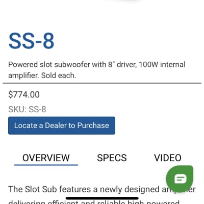 TruAudio SS SERIES 8 150W Powered Slot Subwoofer image 9