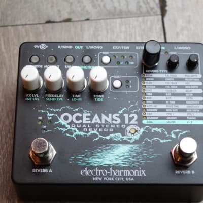 EHX Oceans 12 Dual Stereo Reverb imagen 3