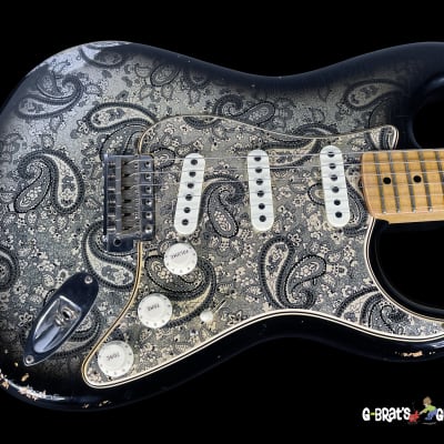 2019 Fender Stratocaster 1968 Custom Shop Limited Edition '68 Reissue Strat Relic ~ Black Paisley for sale