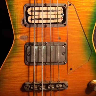 The first Hamer Standard Bass! Custom Built for Cheap Trick’s Tom Petersson  1974 Green Sunburst image 12