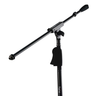 Gator GFW-MIC-2110 Frameworks Tripod Mic Stand with Single Section Boom and Deluxe One-Handed Clutch image 2
