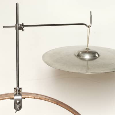 Ludwig Traps Era Cymbal Holder w/13" Special Effects Crash Cymbal - 1920s image 12