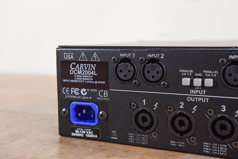 Carvin DCM2004L 4-Channel Power Amp (church owned) CG00RHV