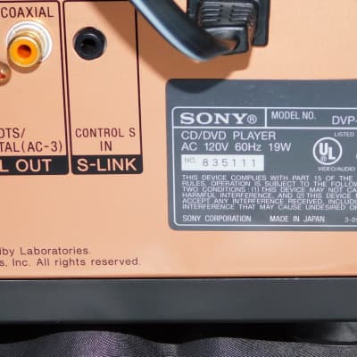 Sony DVP-S7700 96 kHz sampling CD DVD  player with remote image 6