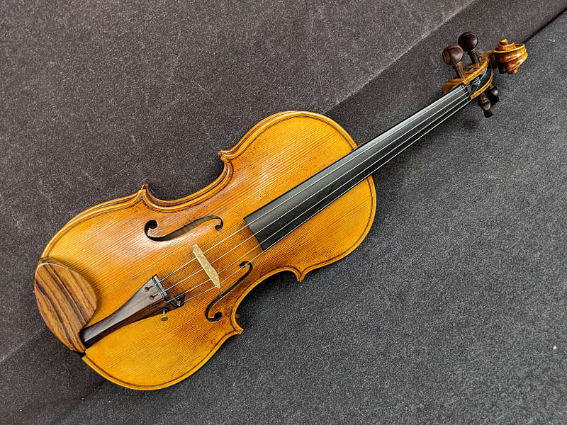 Alexandru Ozon Full Size 4/4 Violin Natural Finish Made In Romania