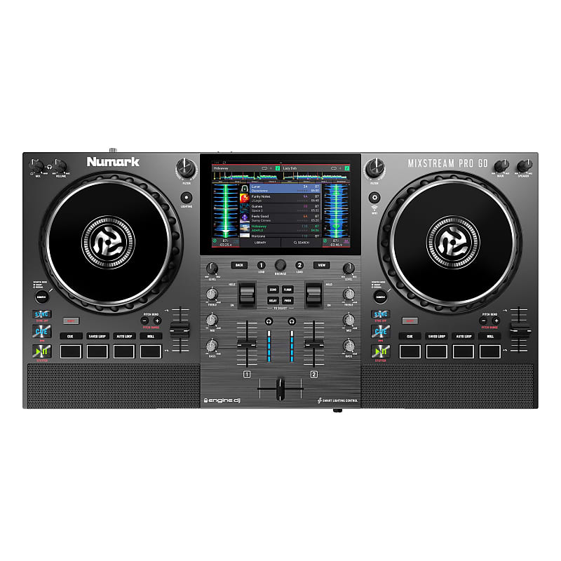 Reloop Ready 2-channel DJ Controller with Laptop Stand and Power Block