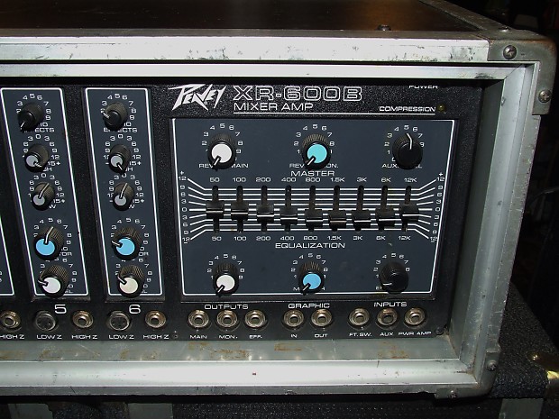 Vintage Peavey XR-600B , Series 400BH Mixer/ Amp 300 Watt