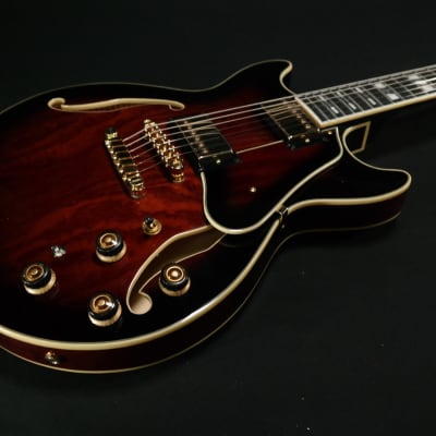 Ibanez AM153QADBS AM Artstar 6str Electric Guitar w/Case - Dark Brown Sunburst 454 image 1