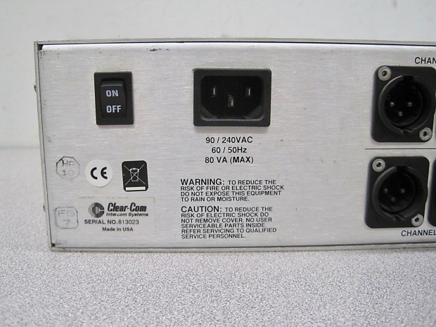 Clear Com PL Pro MS-440 / 4 - Channel Main Station - AS IS