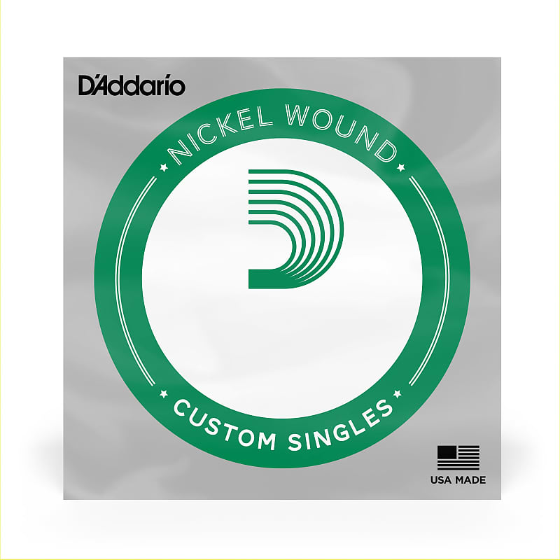 D'Addario XLB080 Nickel Wound Bass Guitar Single String, Long Scale, .080 image 1