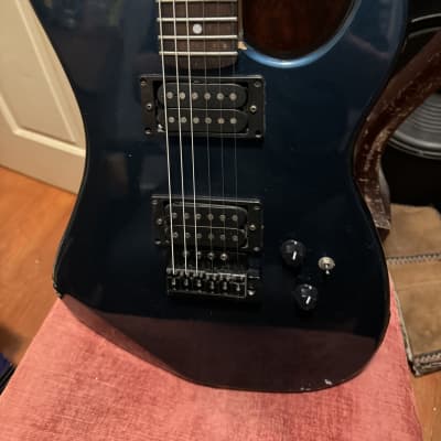 Kramer Striker 200st guitar 80s - Blue image 2