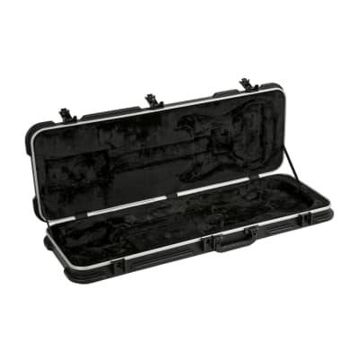 Jackson Heavy Duty, Molded Plastic and Secure Multi-Fit Molded Case for Dinky and Soloist Guitars with Heavy-Duty Aluminum Channeling and TSA Locking Latches (Black) image 4