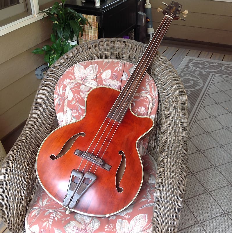 1999 Takamine B10 Acoustic Electric Fretless Bass w/ Cool Reverb