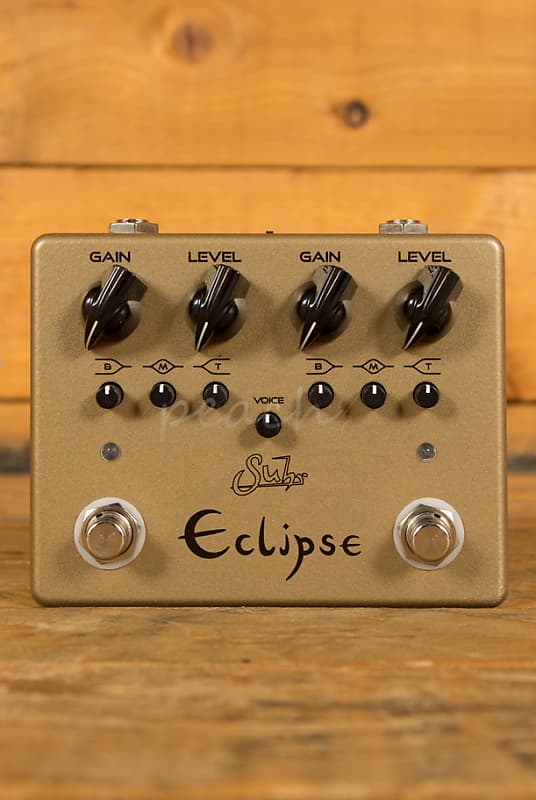 Suhr Eclipse Dual Overdrive/Distortion Pedal Gold 2020 Limited Edition |  Reverb