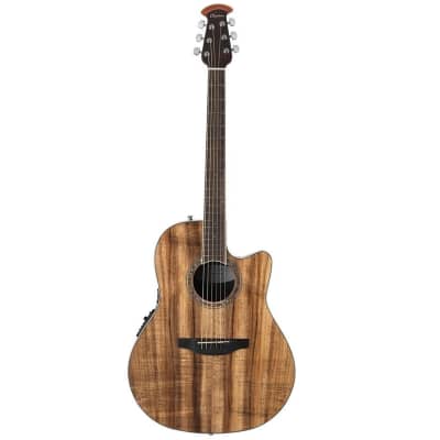 Ovation Celebrity Traditional Plus E-Acoustic Guitar CS24P-FMYR, CS/Mid/Cutaway, Flamed Myrtlewood Burst image 1