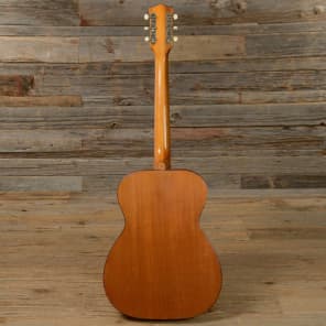 Harmony Acoustic Natural (Set up for slide) 1960s image 5