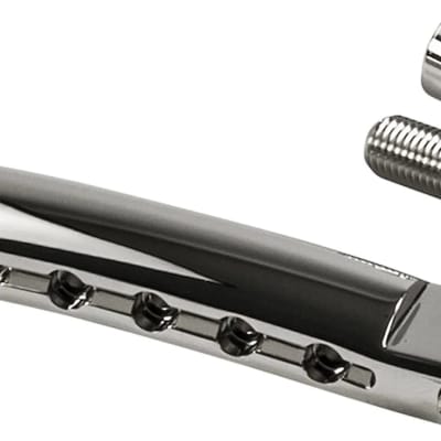 Kluson USA Aluminum Or Zinc Wraparound Tailpiece With Steel Studs - Aluminum - Nickel for sale