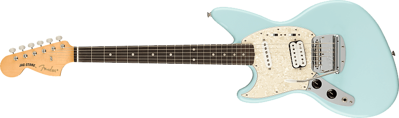 Fender Kurt Cobain Signature Jag-Stang Left-Handed 2021 - Present Sonic Blue image 1