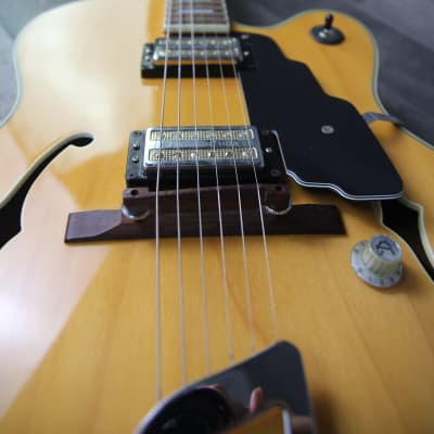 DeArmond X155 1999 Blonde Jazz Guitar with case! image 13