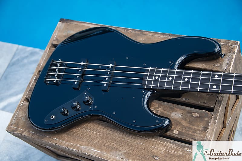 Fender FSR 60's Jazz Bass All Black EB-IK-19 - 2019 - Ebony Fingerboard  -Made in Japan