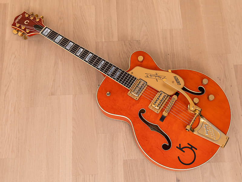 1990 Gretsch 6120W Nashville Chet Atkins Western Orange 100