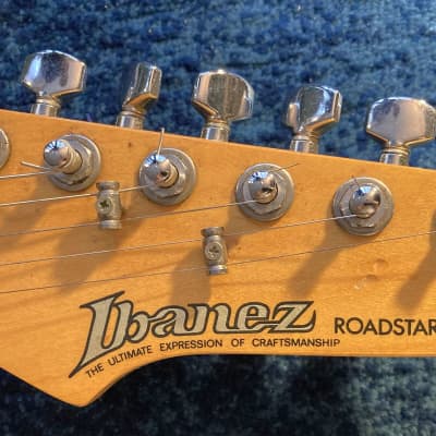 Ibanez Roadstar II Red 1983 Upgraded Fender Lace Sensor Pickups Japan.  Set up and ready to play! image 6