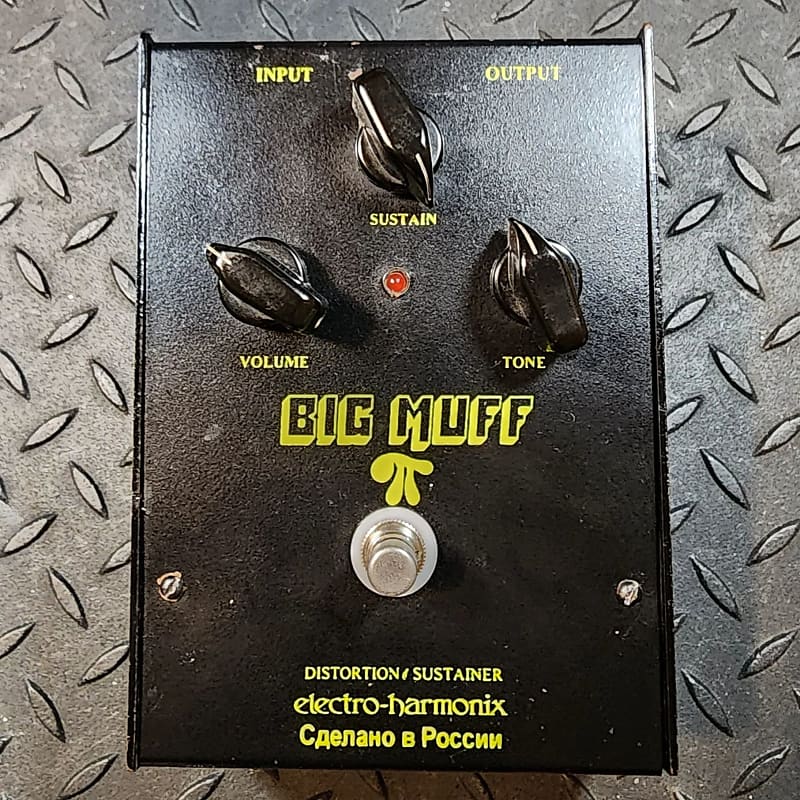 ギター Russian big muff/electro harmonix Electro-Harmonix Green Russian Big Muff Pi Fuzz Pedal