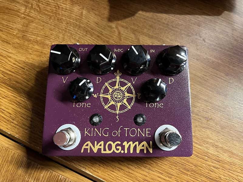 Analogman King of Tone V4 with Red Side High Gain Option