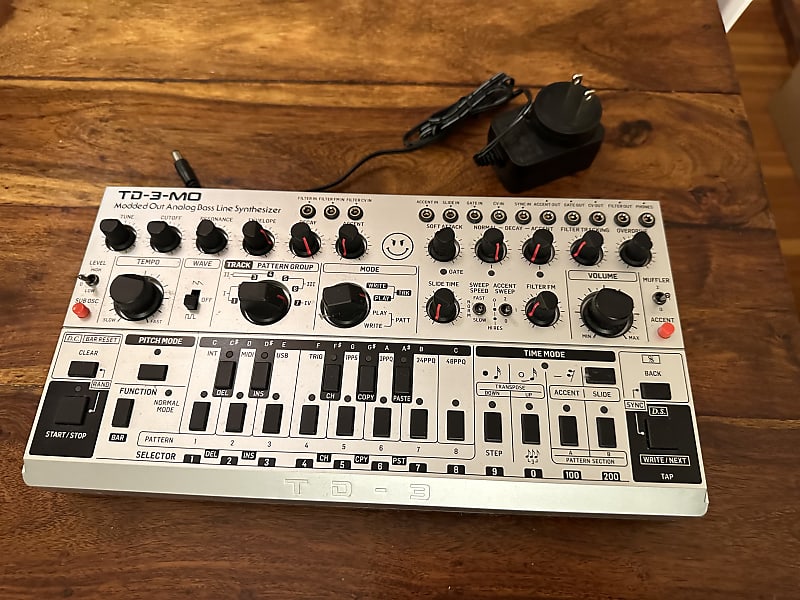 Behringer TD-3-MO Modded Out Analog Bass Synthesizer | Reverb