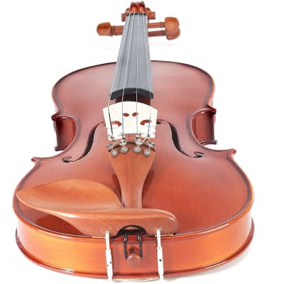 Cecilio CVN-200 Solidwood Violin with D'Addario Prelude Strings - Size 3/4 image 4