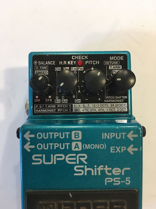 Boss Roland PS-5 Pitch Super Shifter Harmonist Guitar Effect Pedal 