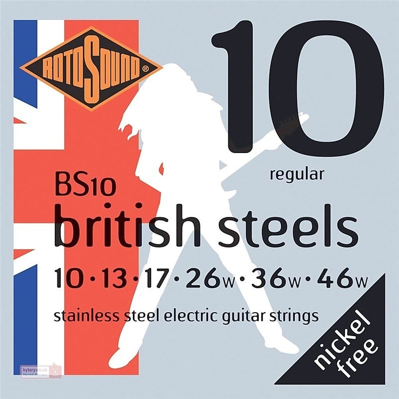 Rotosound BS10 British Steels Electric, Regular, 10-46 image 1