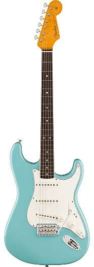 ギター Fender USA Erick Johnson Stratocaster Fender Artist Eric Johnson Stratocaster Tropical Turquoise