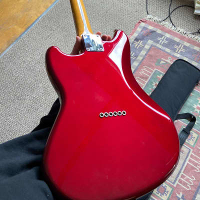 Fender Pawn Shop Mustang Special 2012 - 2013 - Candy Apple Red w/ Fender Bag image 4
